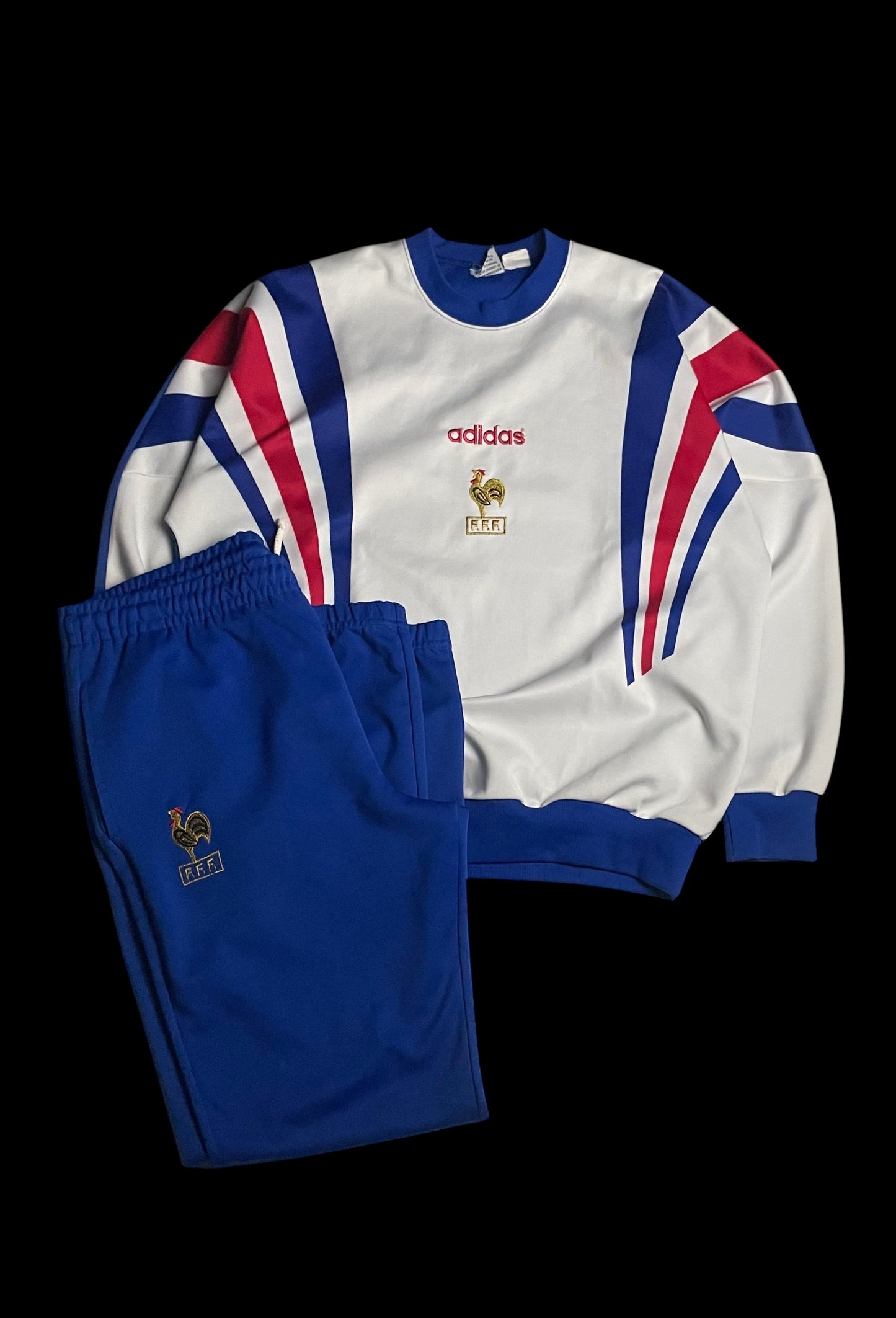 Conjunto Adidas X França 1990 - Original De Época