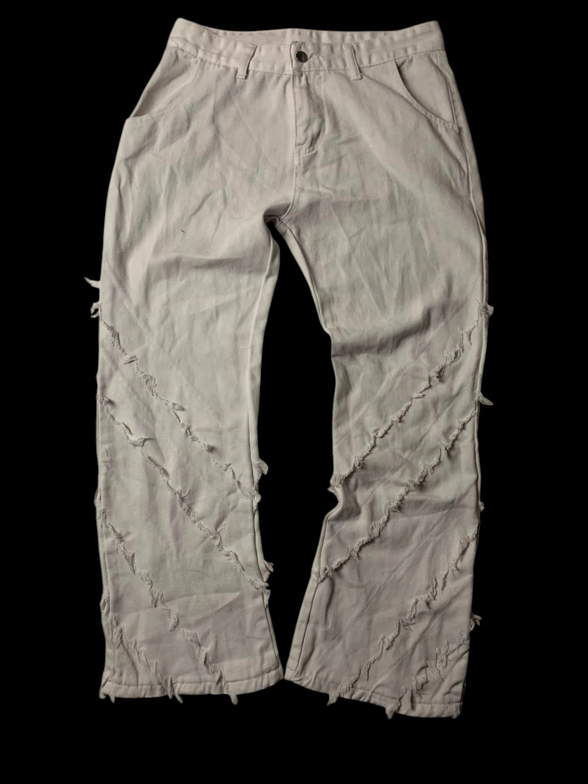 Calça jeans Frayed