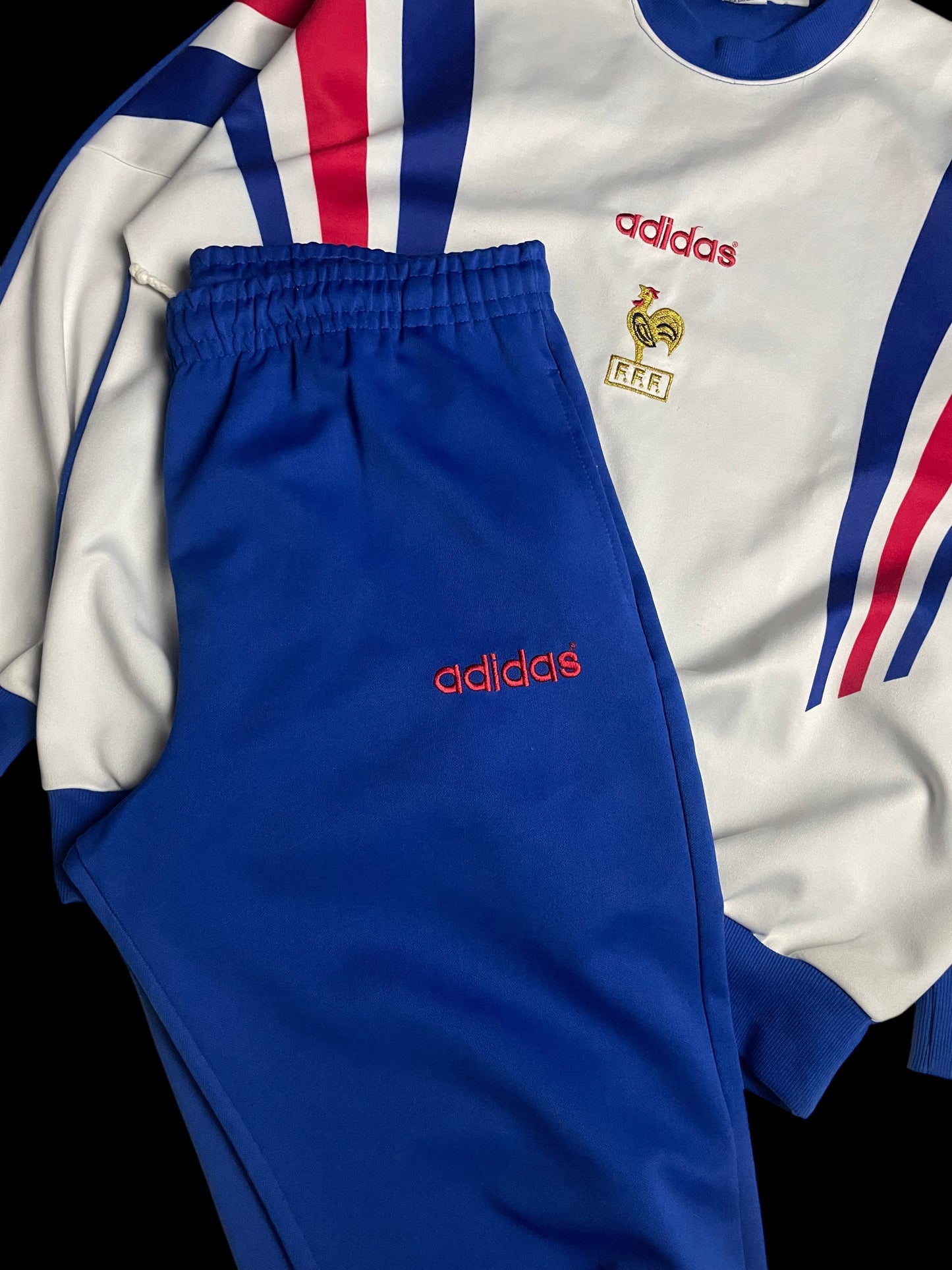 Conjunto Adidas X França 1990 - Original De Época