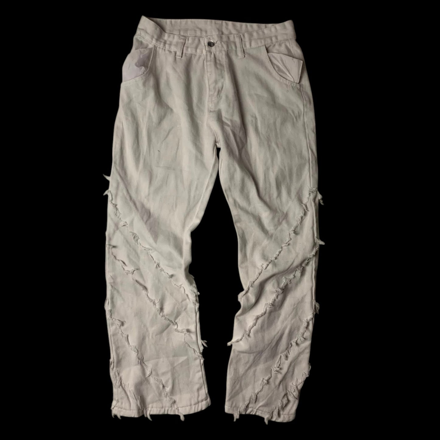 Calça jeans Frayed