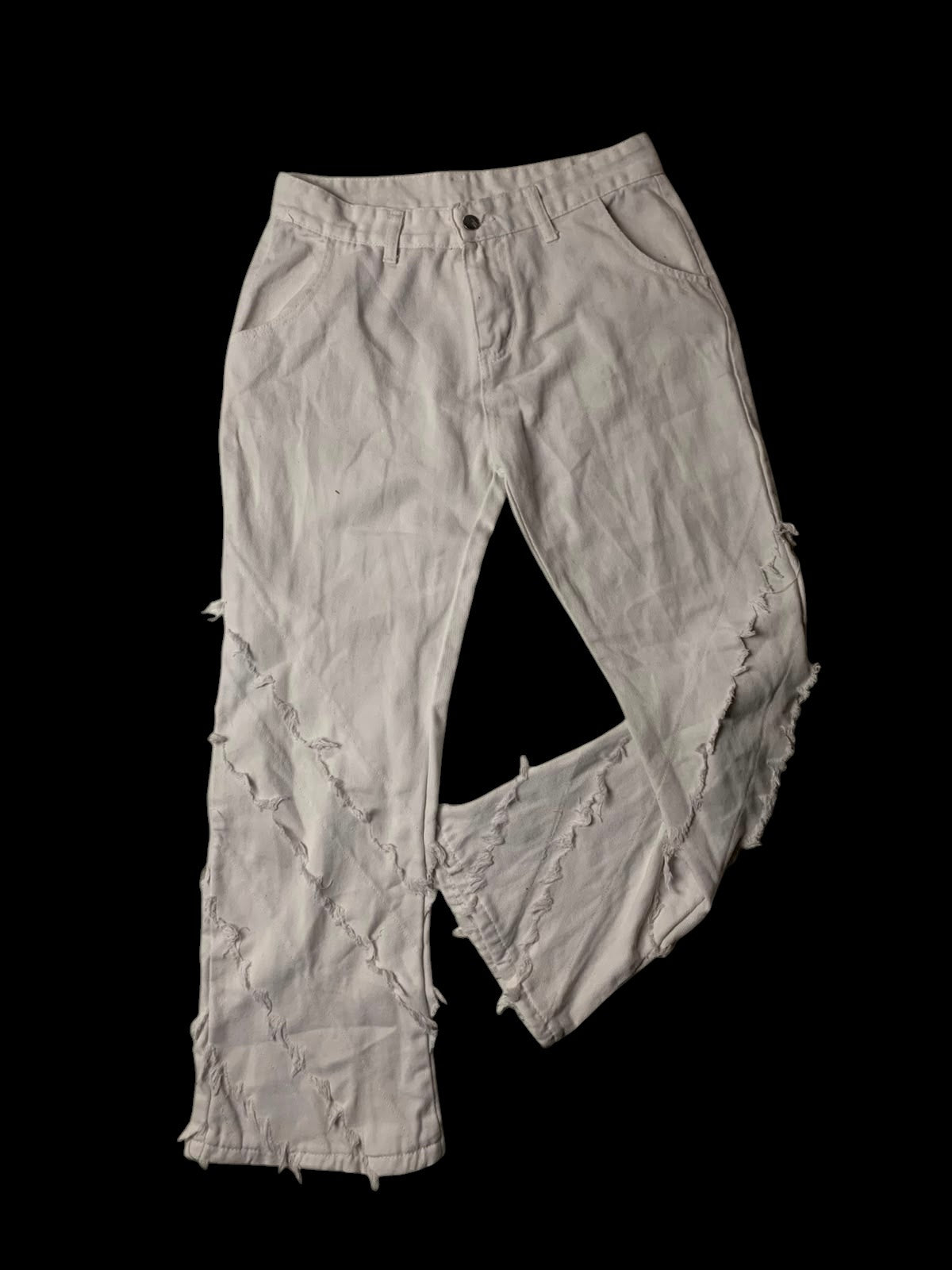 Calça jeans Frayed