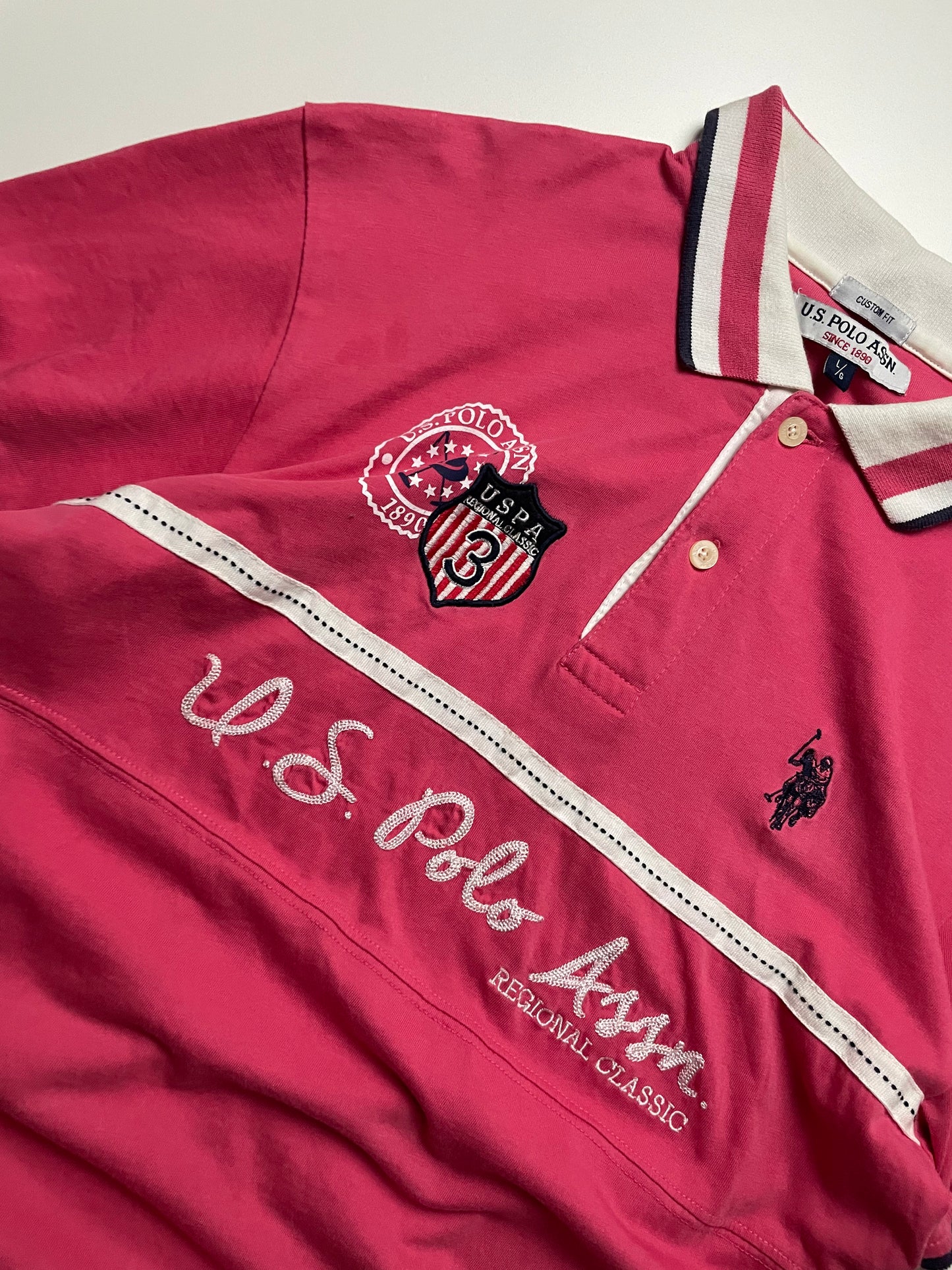 Camisa Polo Assn Rosa