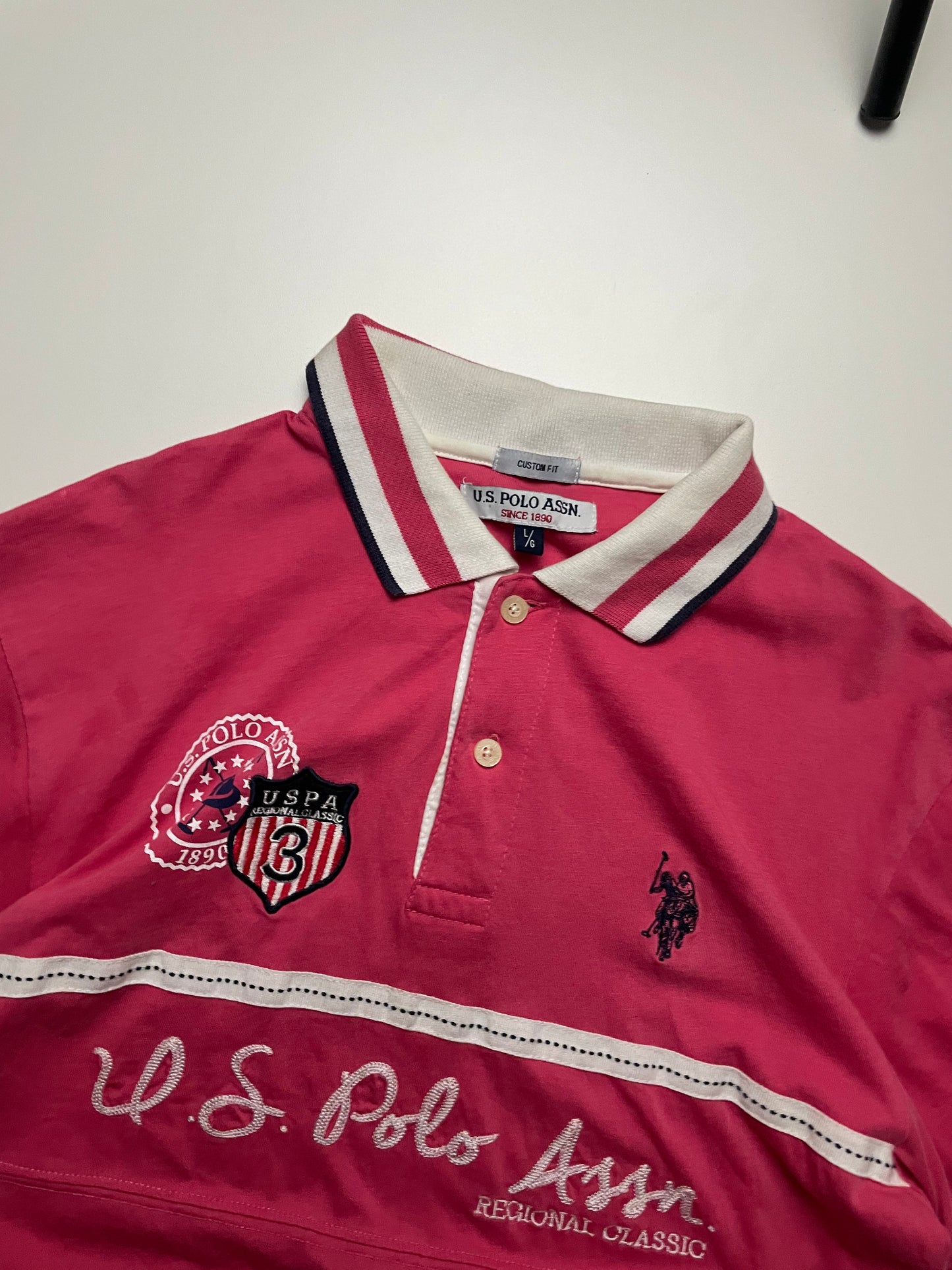 Camisa Polo Assn Rosa