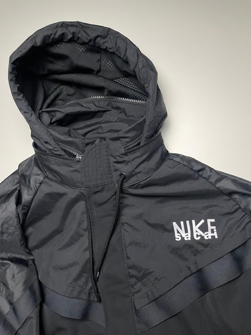 Sacai X Nike Jaqueta Trench Black