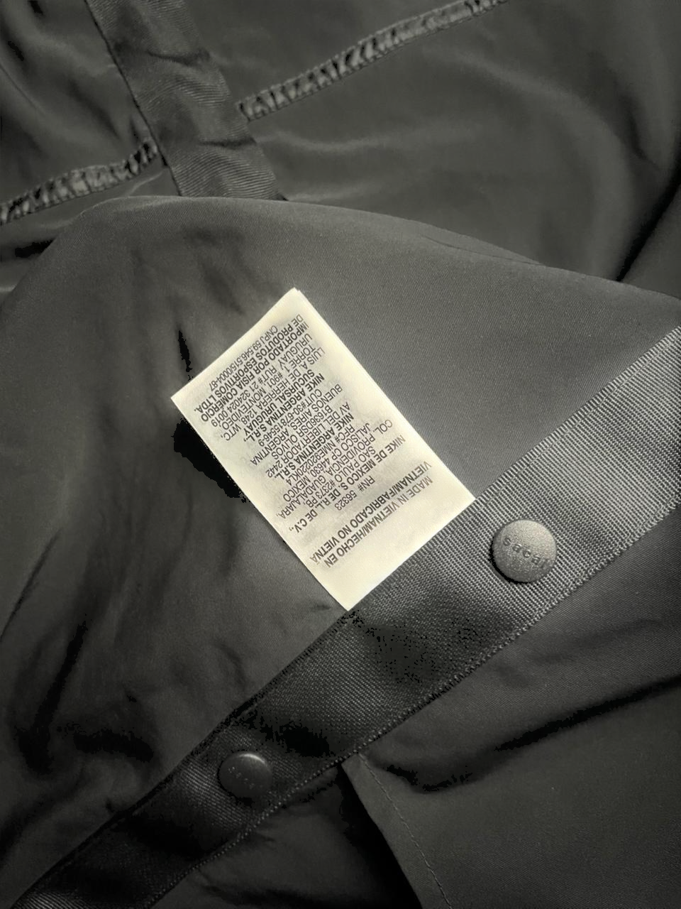 Sacai X Nike Jaqueta Trench Black
