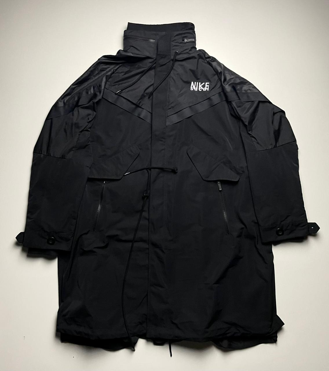 Sacai X Nike Jaqueta Trench Black
