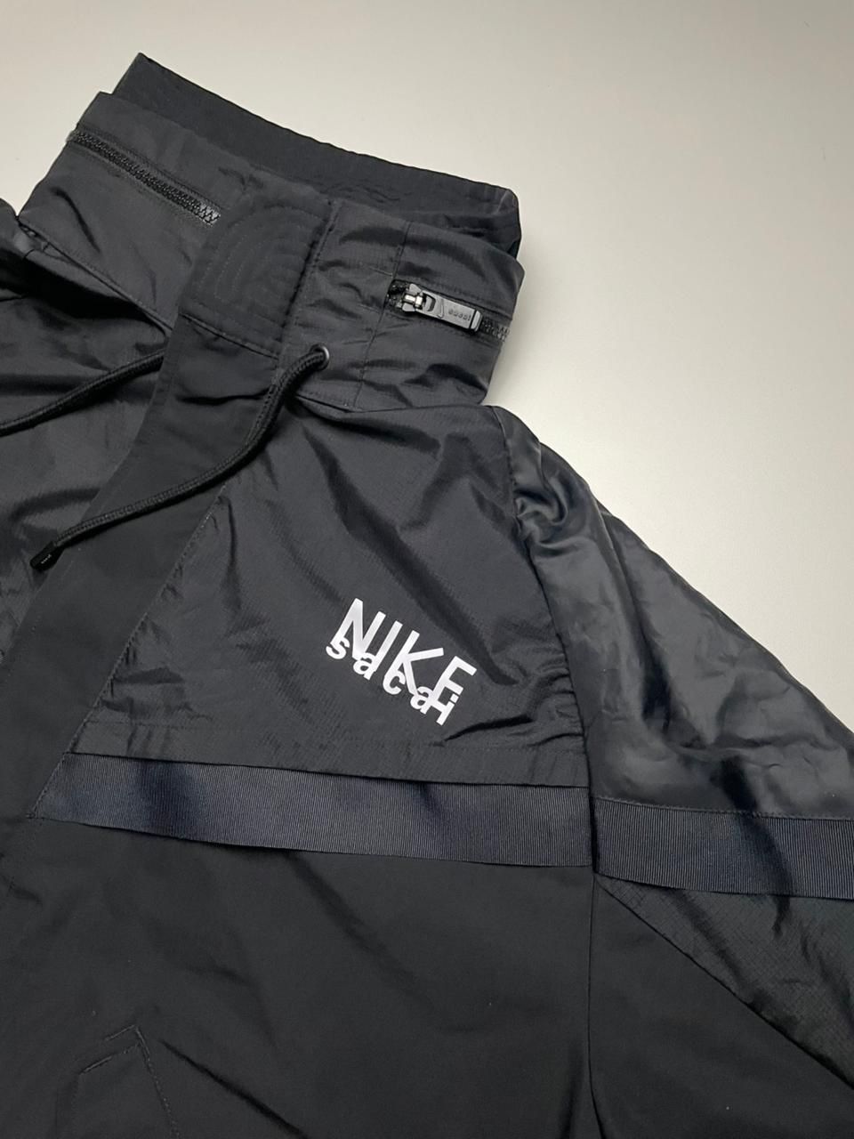 Sacai X Nike Jaqueta Trench Black