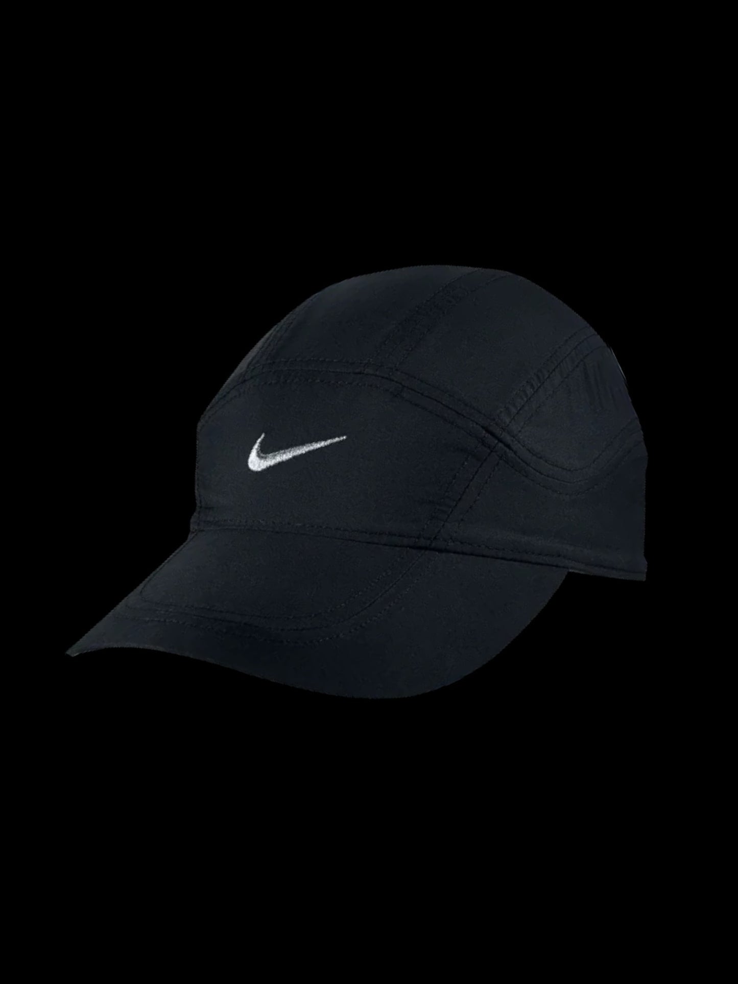 Boné preto Featherlight dri-fit da garimpo do madruga com logo Nike bordado
