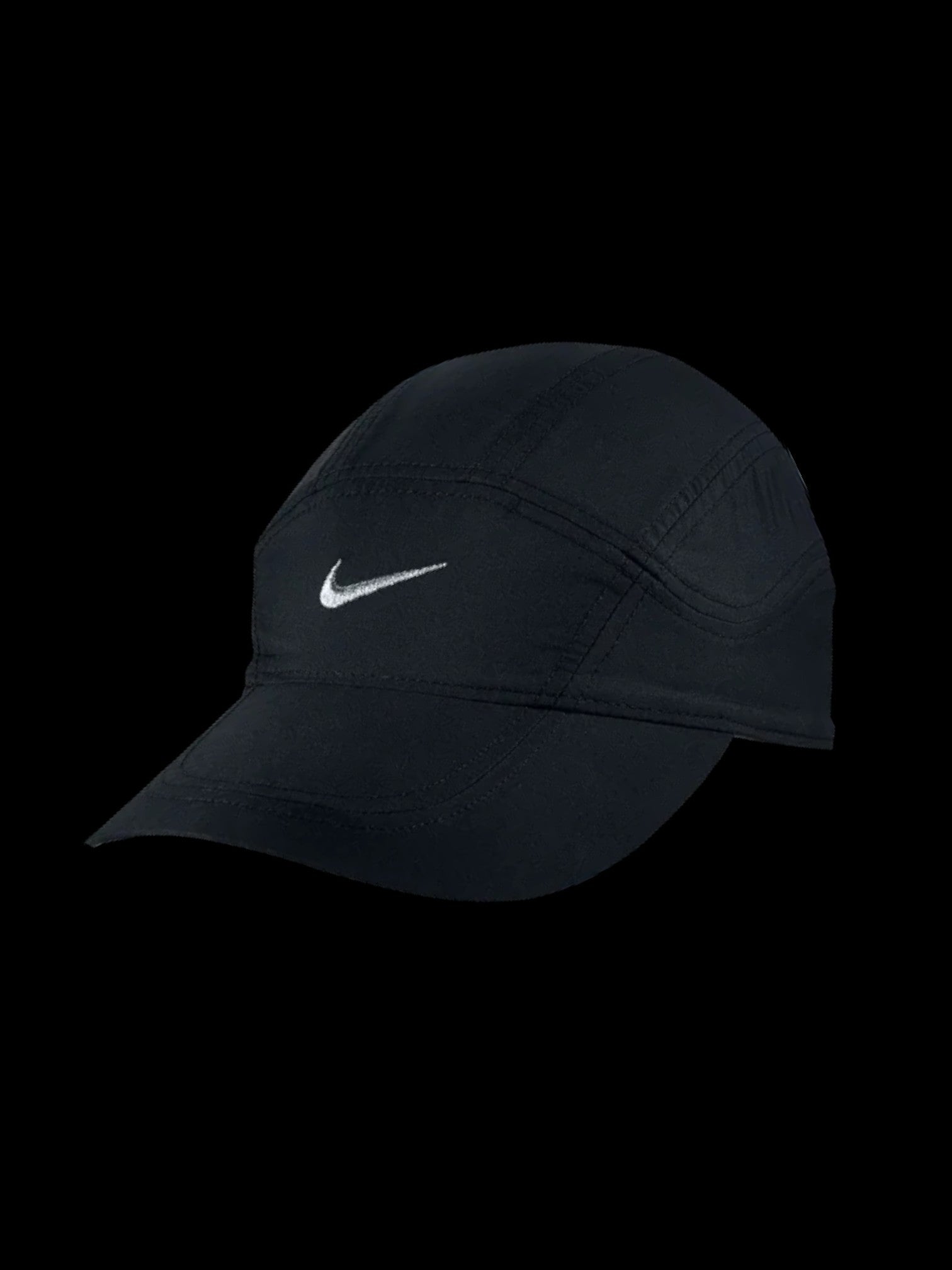 Boné preto Featherlight dri-fit da garimpo do madruga com logo Nike bordado